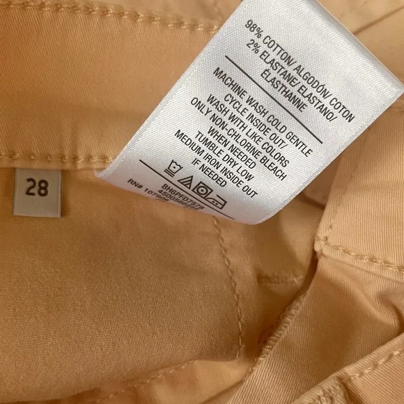 New Hudson Rosalie High Rise Wide Leg Cargo Ankle Pant 28 Bleached Sand - Picture 12 of 13